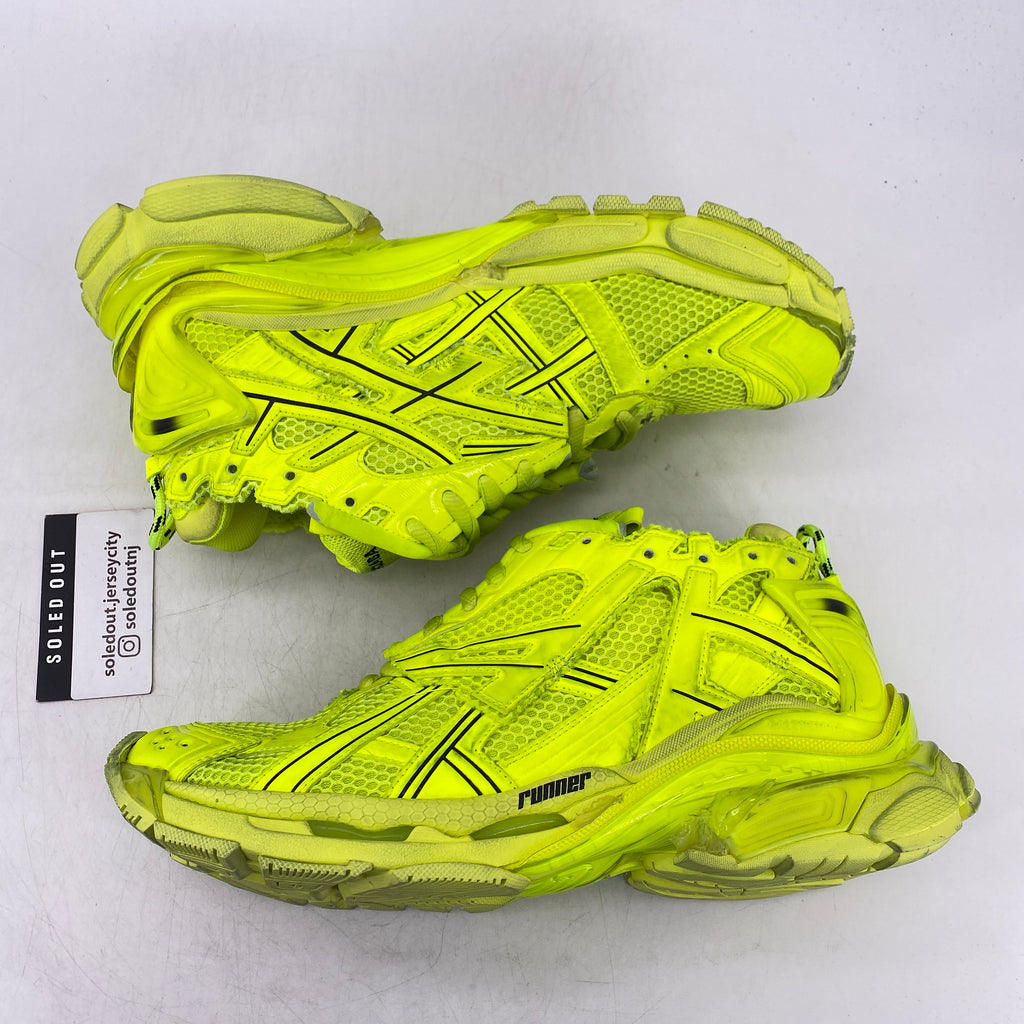 Balenciaga Runner "Fluorescent Yellow" 2023 New Size 45