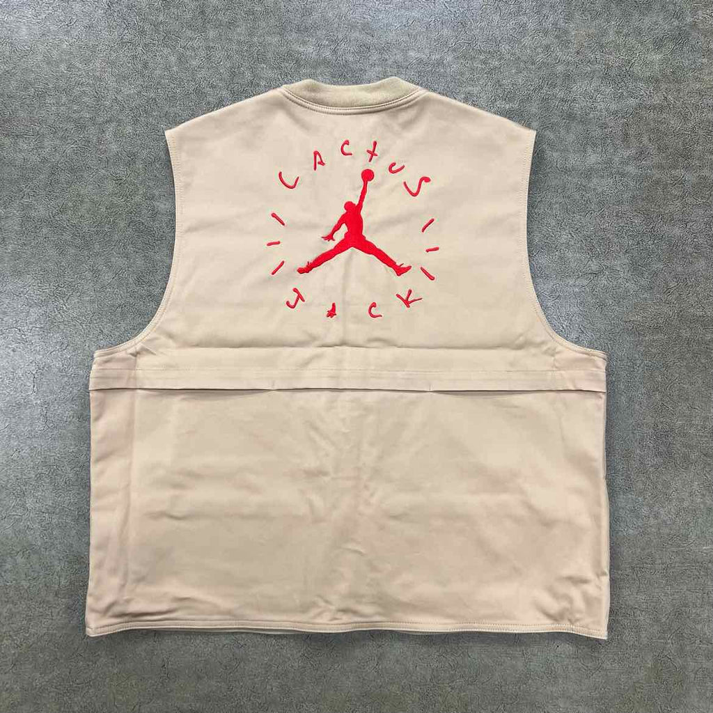 Travis Scott Vest "UTILITY" Khaki New Size XL