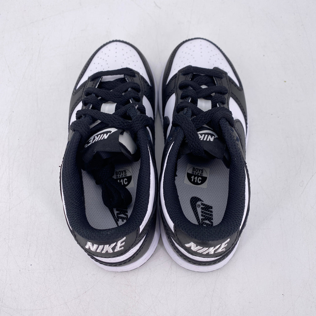 Nike (PS) Dunk Low "Black White" 2021 New Size 11c