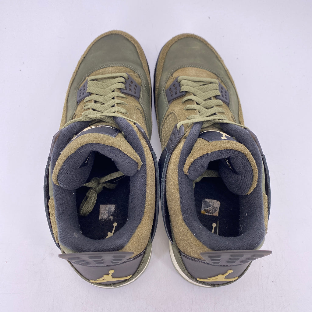 Air Jordan 4 Retro "Medium Olive" 2023 Used Size 13