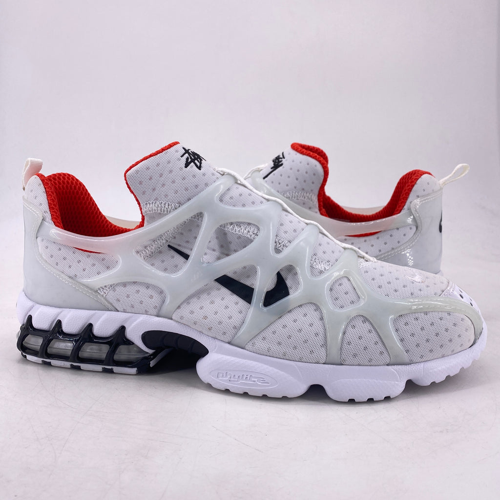 Nike Air ZM Spiridon KK / Stussy "Stussy White" 2020 Used Size 11.5
