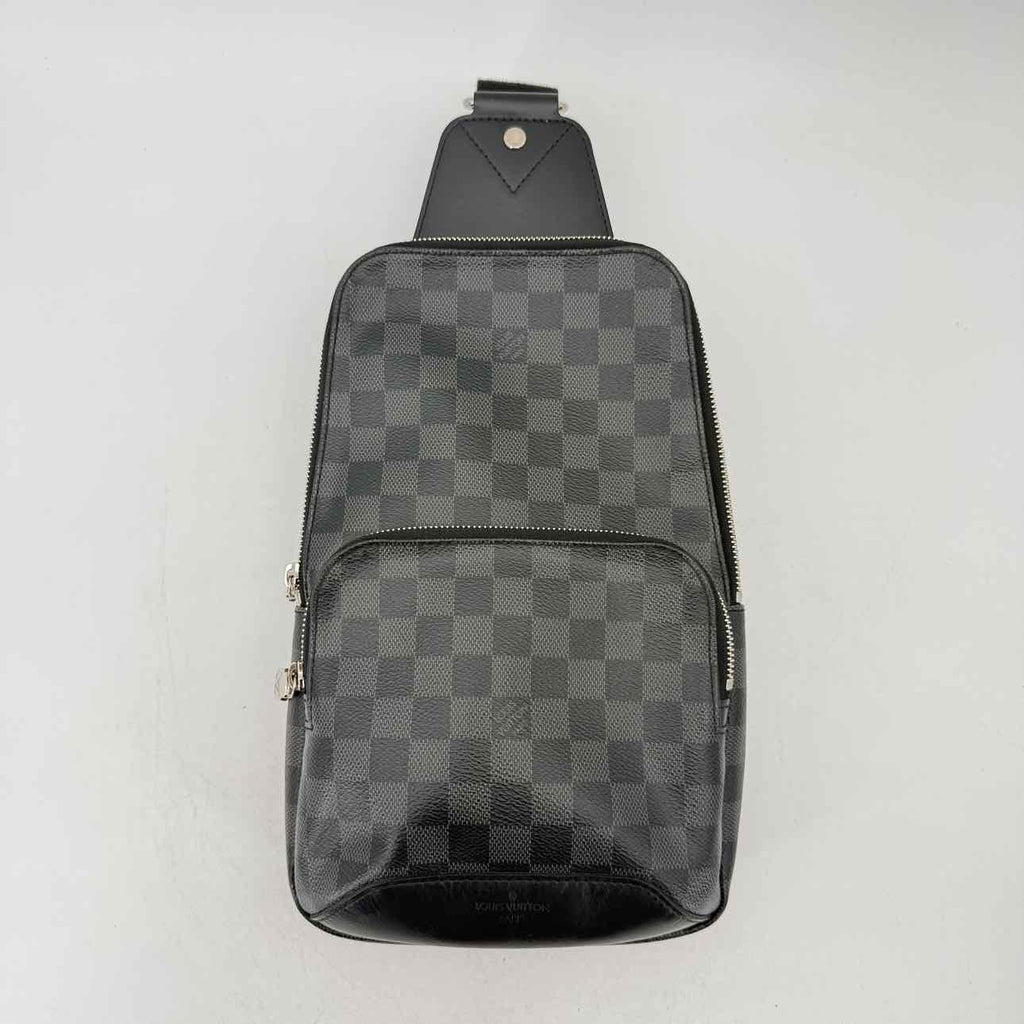 Louis Vuitton SLING BAG "DAMIER GRAPHITE" Used Black Size OS