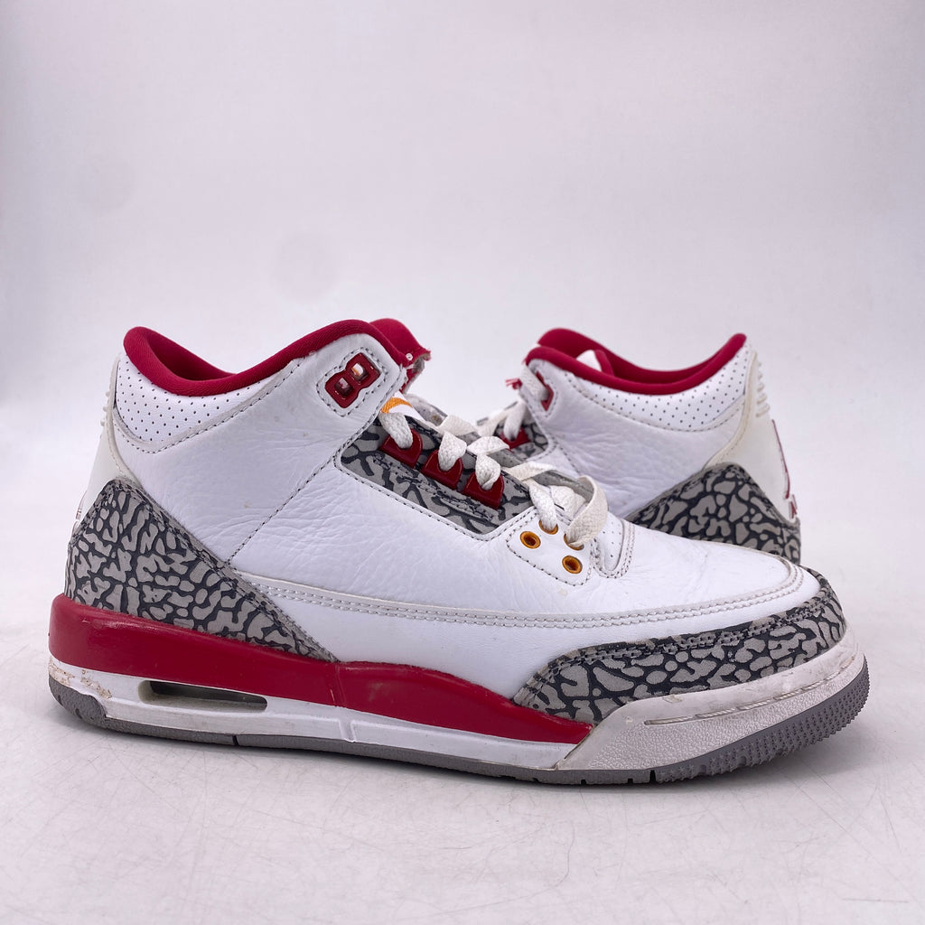Air Jordan (GS) 3 Retro "Cardinal" 2022 Used Size 6Y