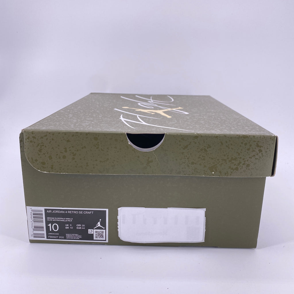Air Jordan 4 Retro "Medium Olive" 2023 New Size 10
