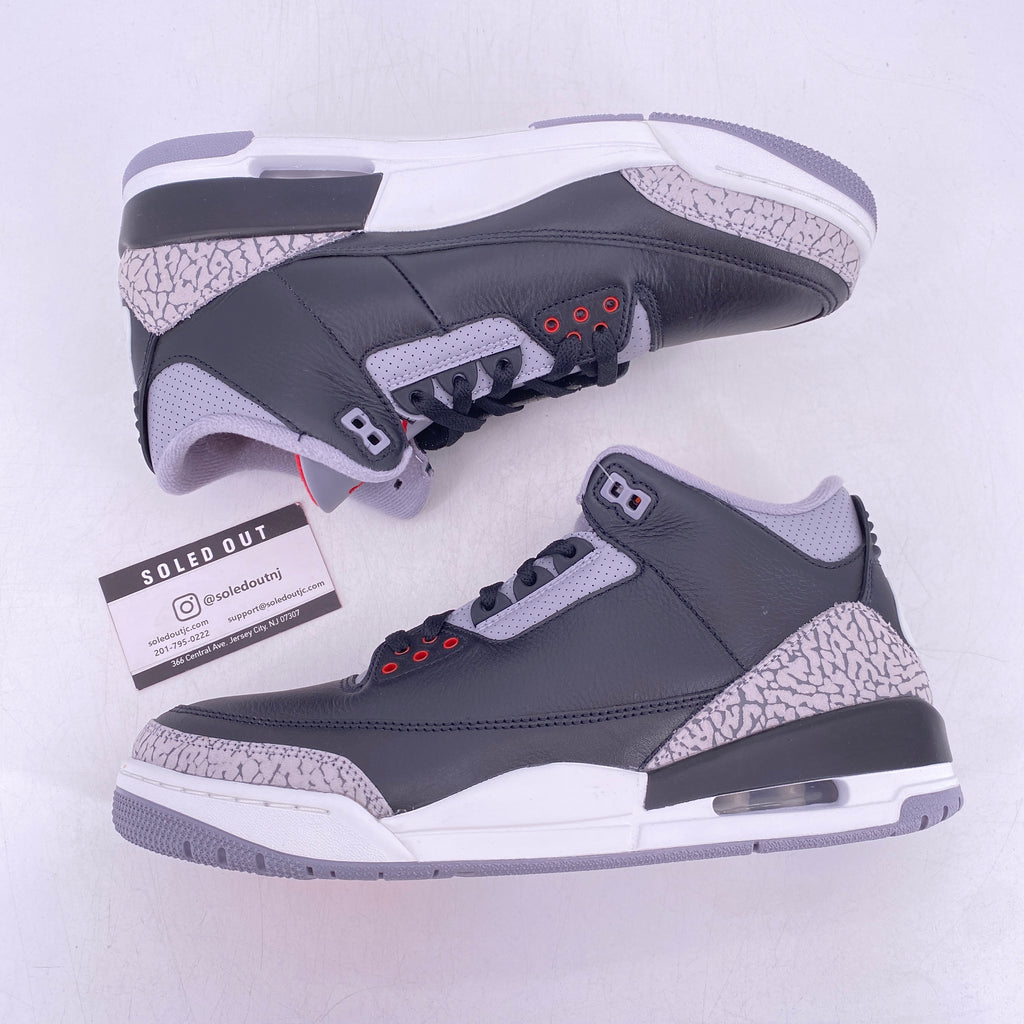 Air Jordan 3 Retro "Black Cement" 2024 New Size 10.5