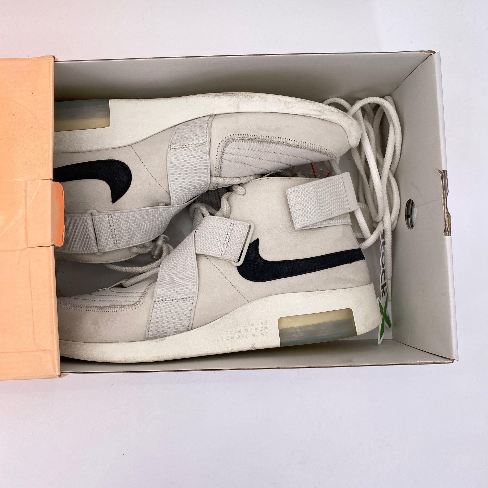 Nike Air Fear of God Raid &quot;Light Bone&quot; 2019 Used Size 12