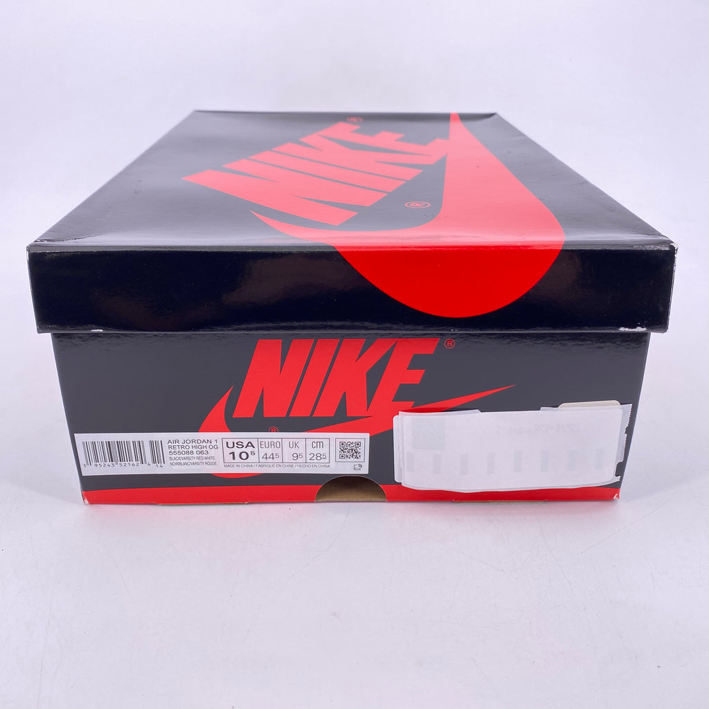 Air Jordan 1 Retro High OG "Patent Bred" 2021 New Size 10.5