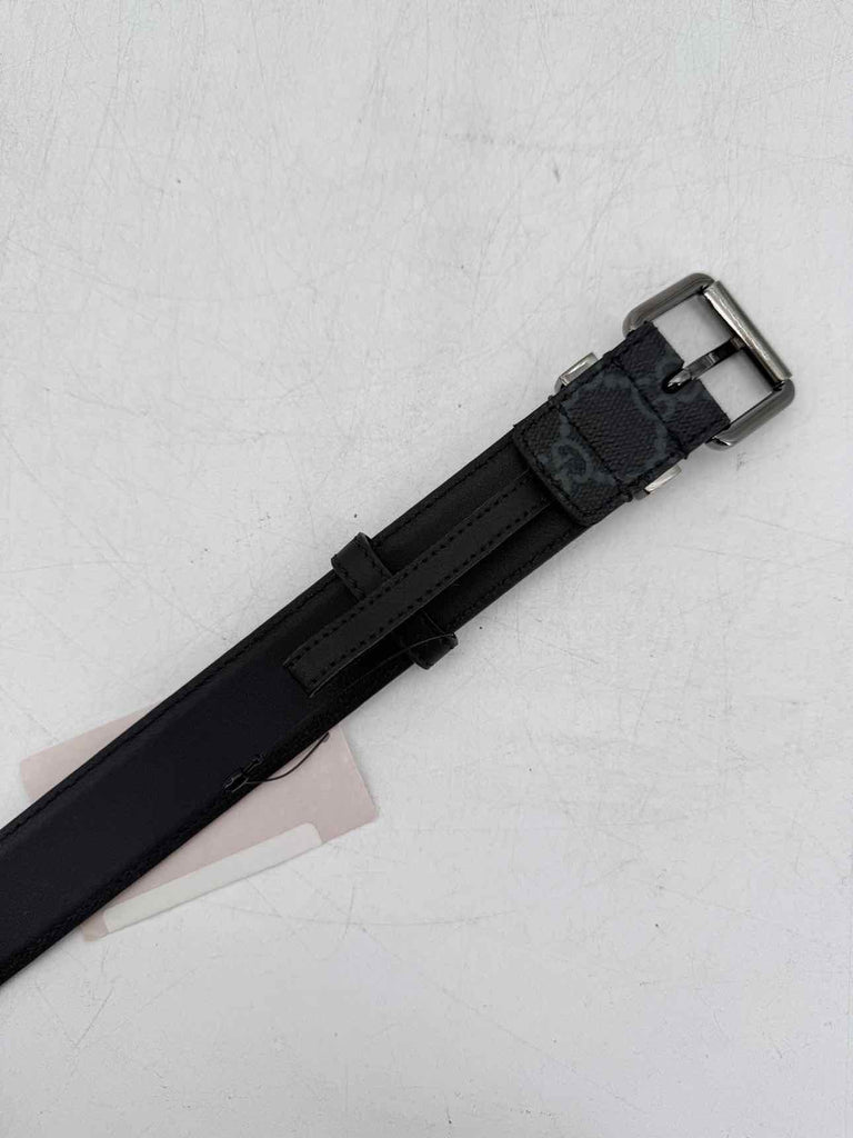 Gucci Belt "GG EMBLEM" New Black Size 95