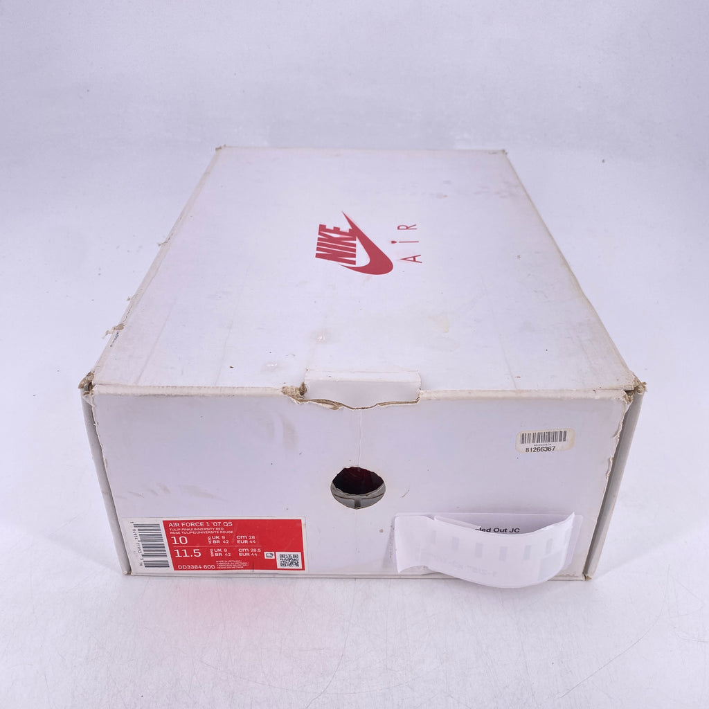 Nike Air Force 1 '07 "Love Letter" 2021 Used Size 10
