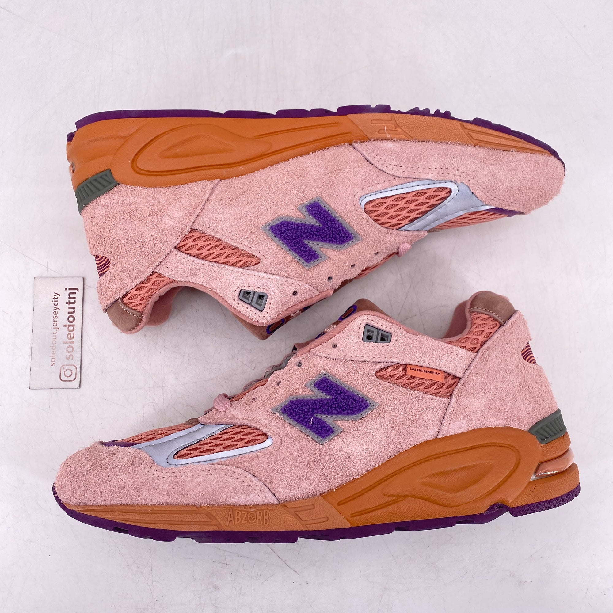 New Balance 990 &quot;Salehe Bembury Sand Be The Time&quot; 2022 New Size 9