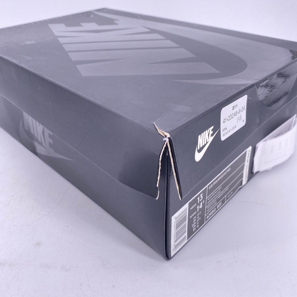 Nike Air Foamposite Pro "Black Metallic Gold" 2018 New Size 13