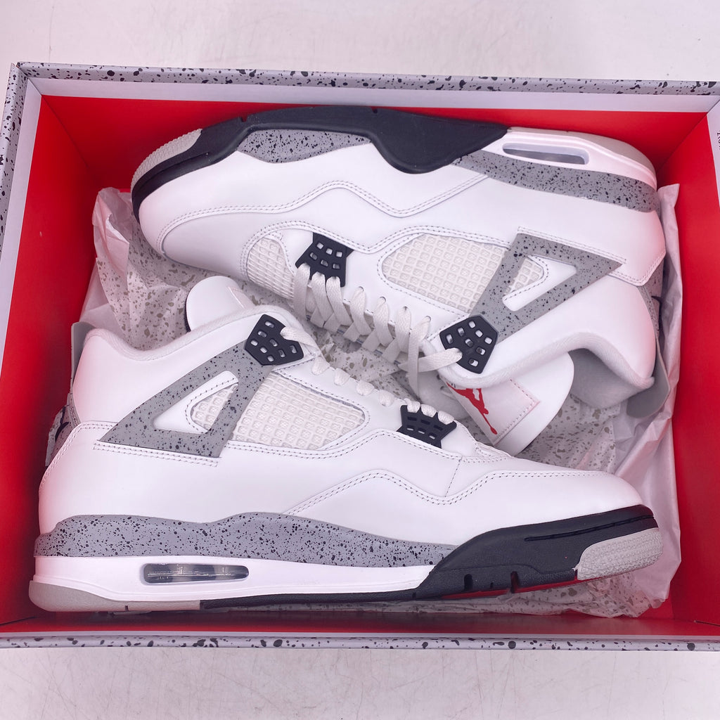 Air Jordan 4 Retro "White Cement" 2025 New Size 11.5