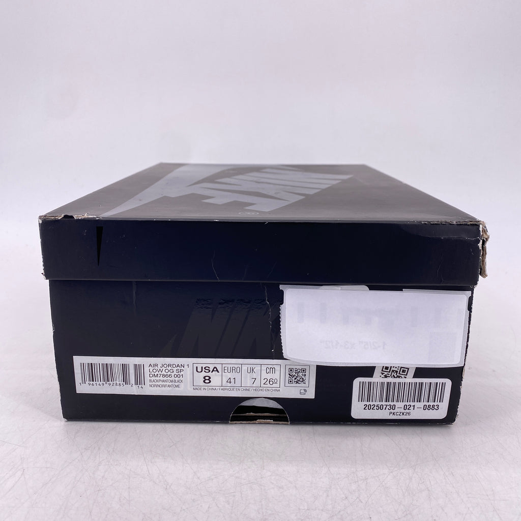 Air Jordan 1 Retro Low OG SP "Travis Black Phantom" 2022 Used Size 8