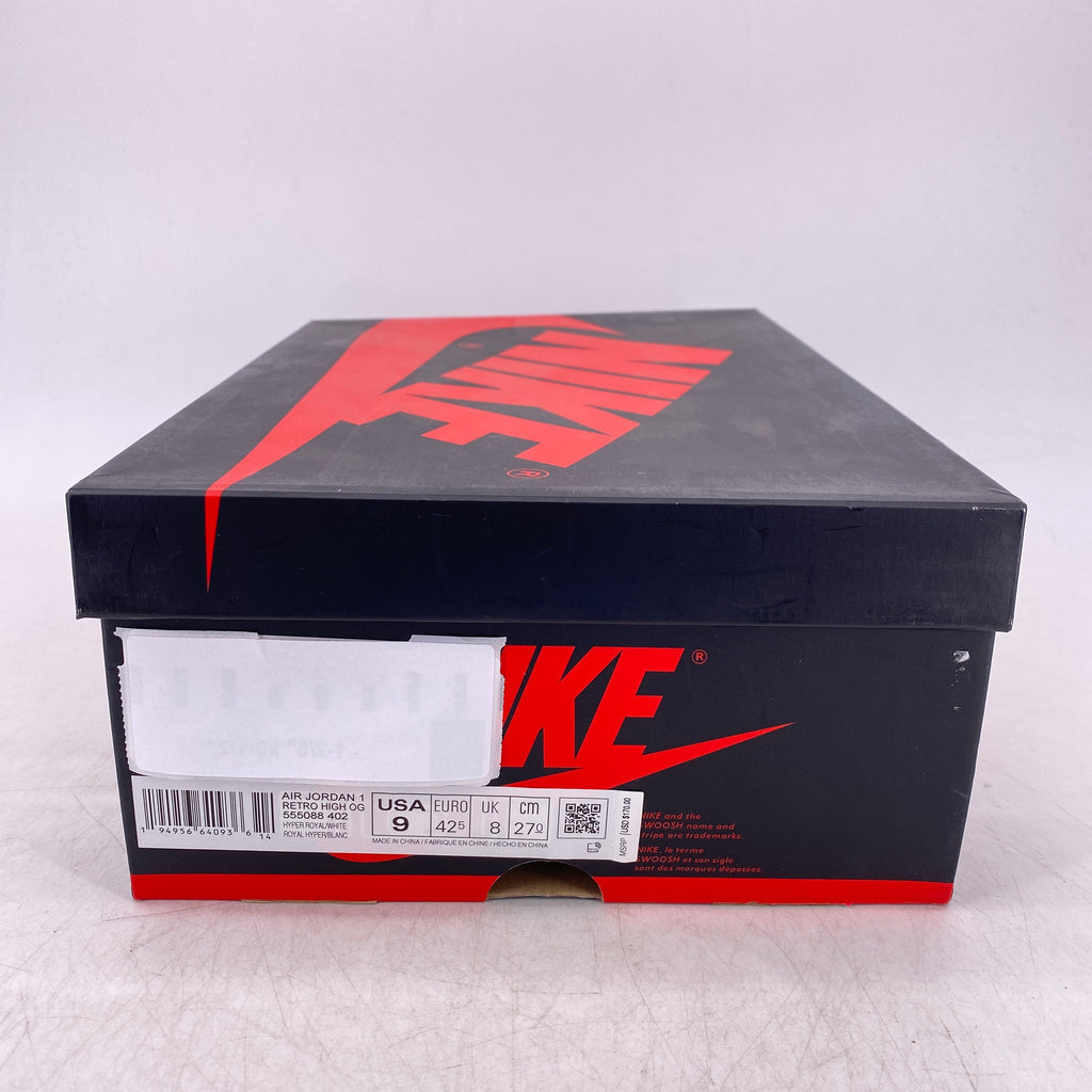 Air Jordan 1 Retro High OG "Hyper Royal Sg" 2021 New Size 9