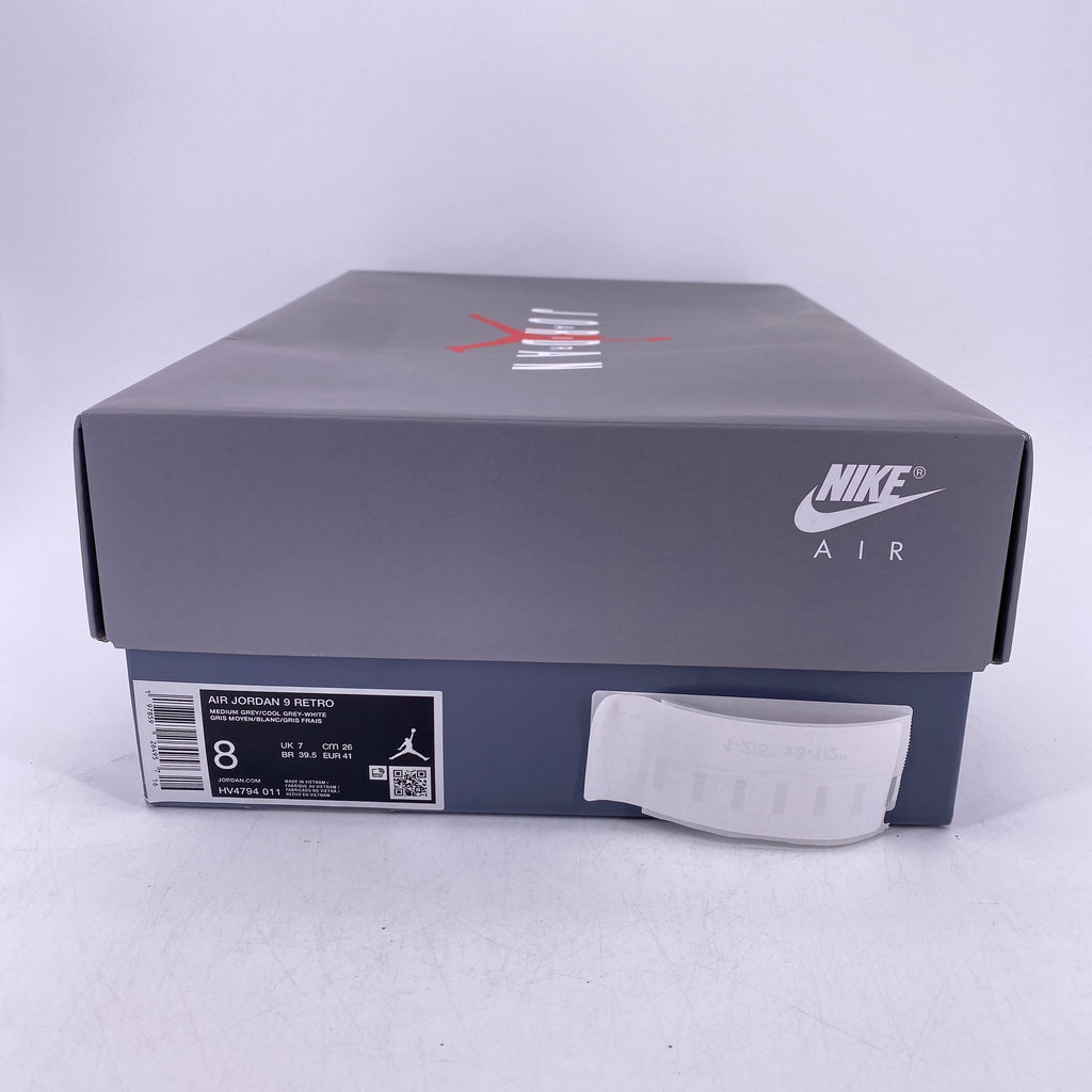 Air Jordan 9 Retro "Cool Grey" 2025 New Size 8
