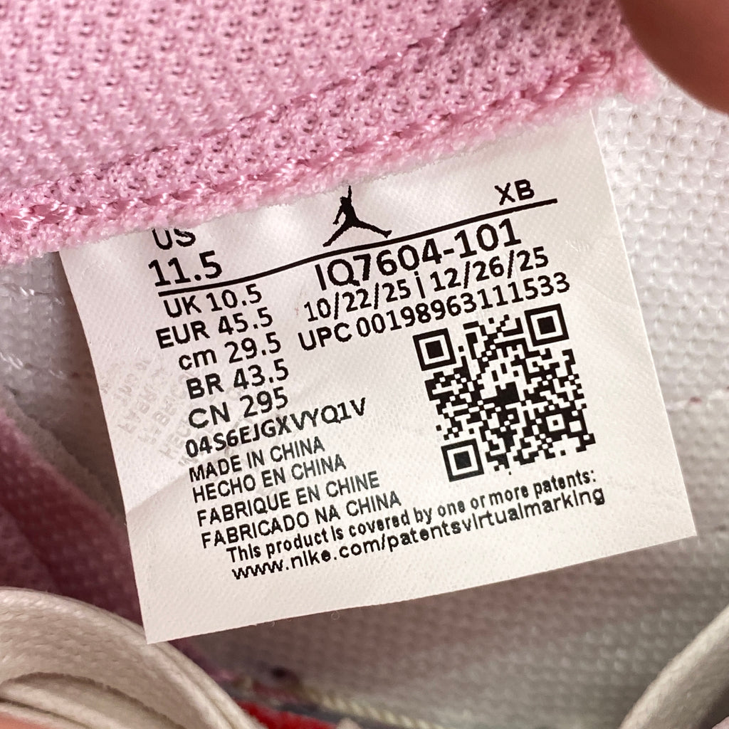 Air Jordan 1 Retro Low "Travis Scott Sail Tropical Pink" 2026 New Size 11.5