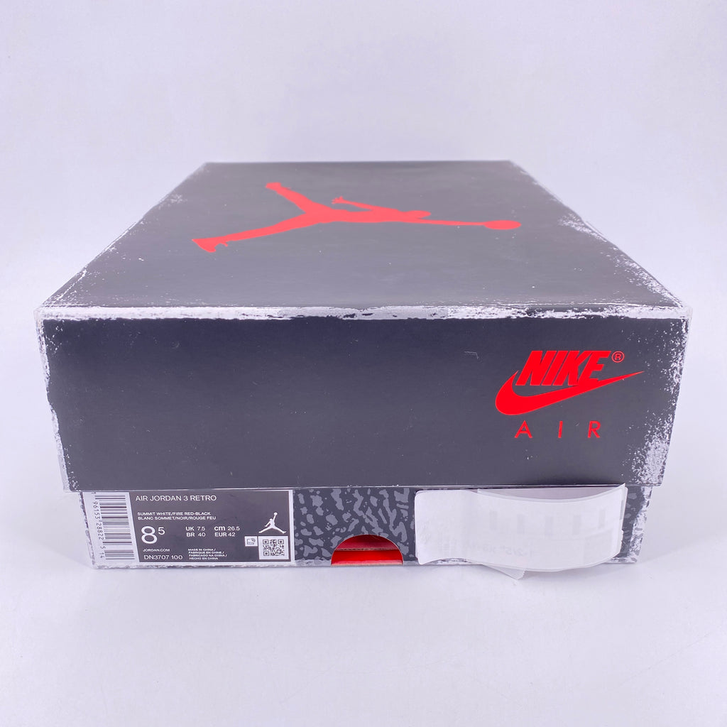 Air Jordan 3 Retro "White Cement Reimagined" 2023 New Size 8.5