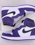 Air Jordan 1 Retro High OG "Court Purple 2.0" 2020 New Size 8.5