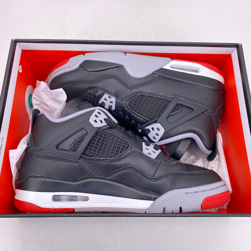 Air Jordan (GS) 4 Retro "Bred Reimagined" 2024 New Size 7Y