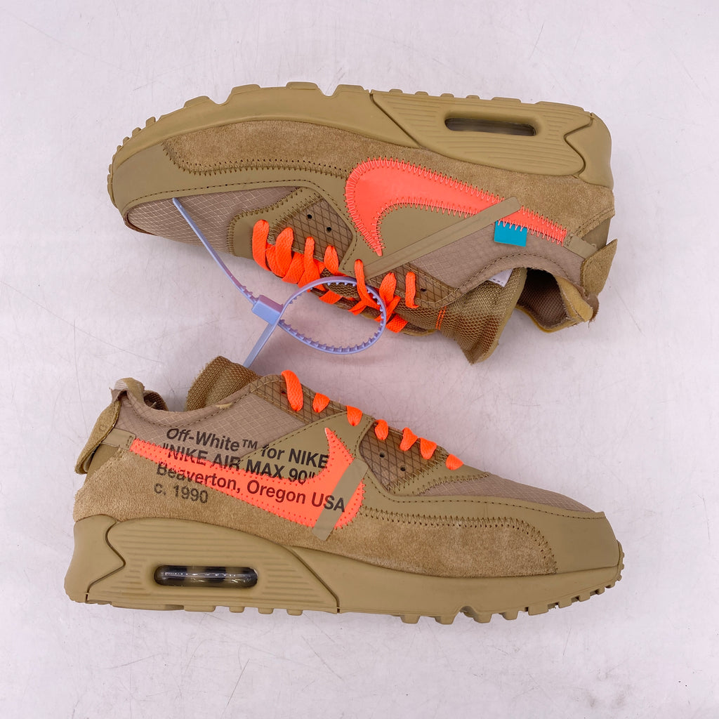 Nike Air Max 90 / OW "Desert Ore" 2019 Used Size 8