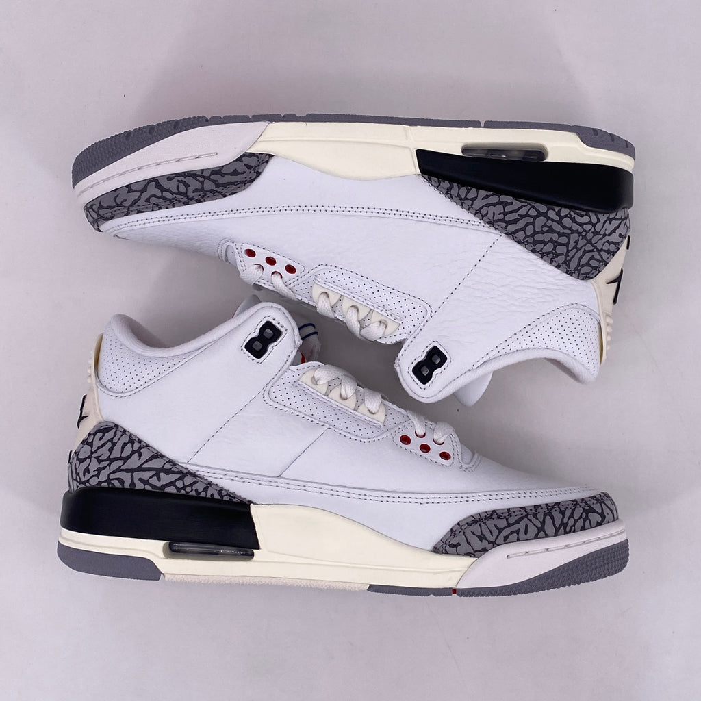 Air Jordan 3 Retro "White Cement" 2023 New Size 8.5