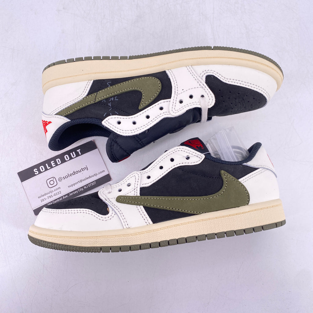 Air Jordan 1 Low OG SP (PS) "Travis Scott Olive" 2023 New Size 3Y