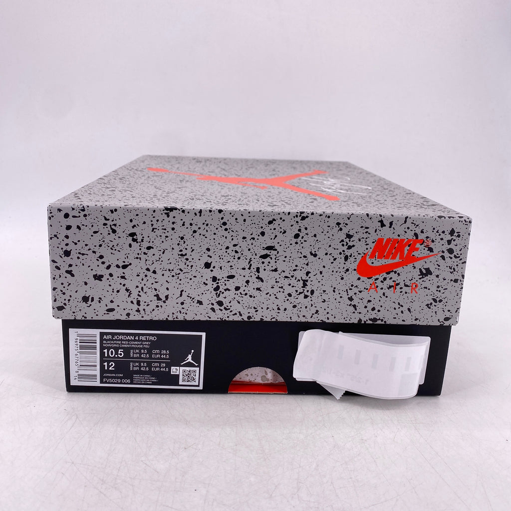 Air Jordan 4 Retro "Bred Reimagined" 2024 New Size 10.5