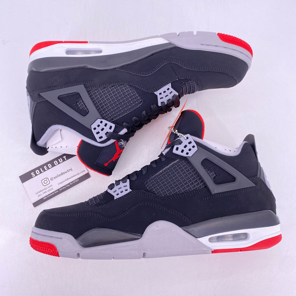Air Jordan 4 Retro "Bred" 2019 New Size 11.5