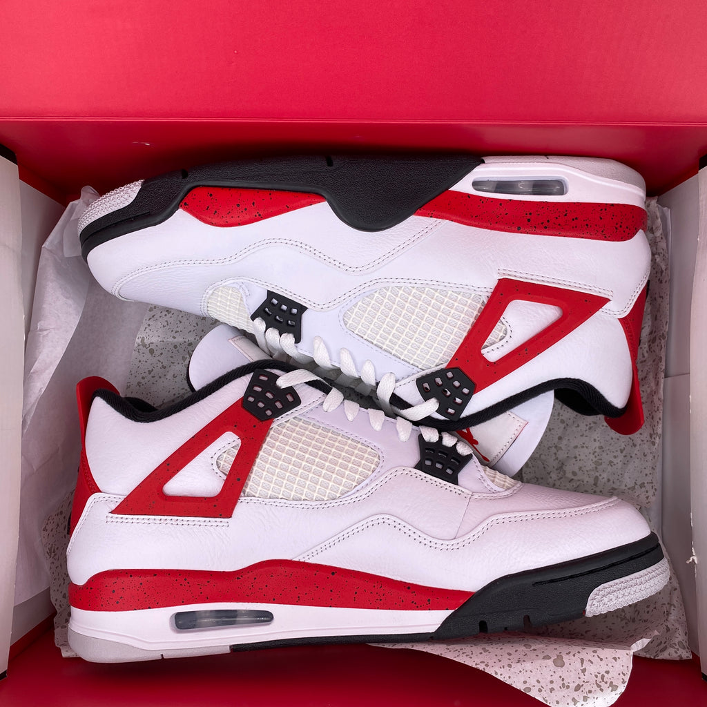 Air Jordan 4 Retro "Red Cement" 2023 New Size 11.5