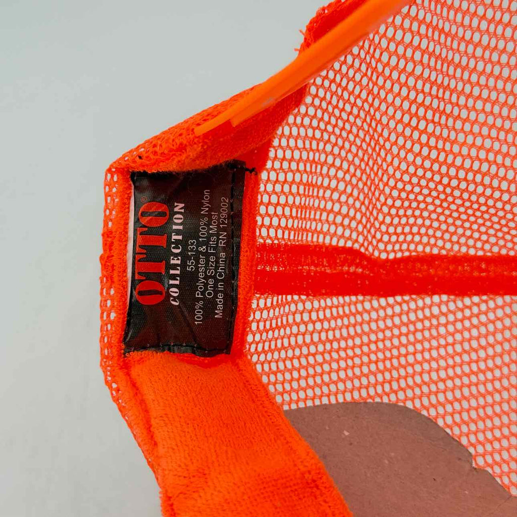OFF-WHITE Trucker Hat "FIGURES OF SPEECH" New Orange Size OS