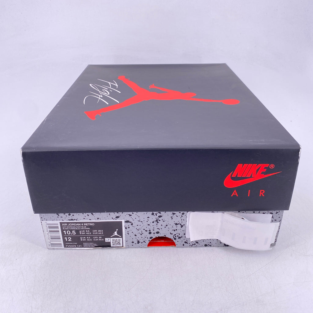Air Jordan 4 Retro "Military Blue" 2024 New Size 10.5