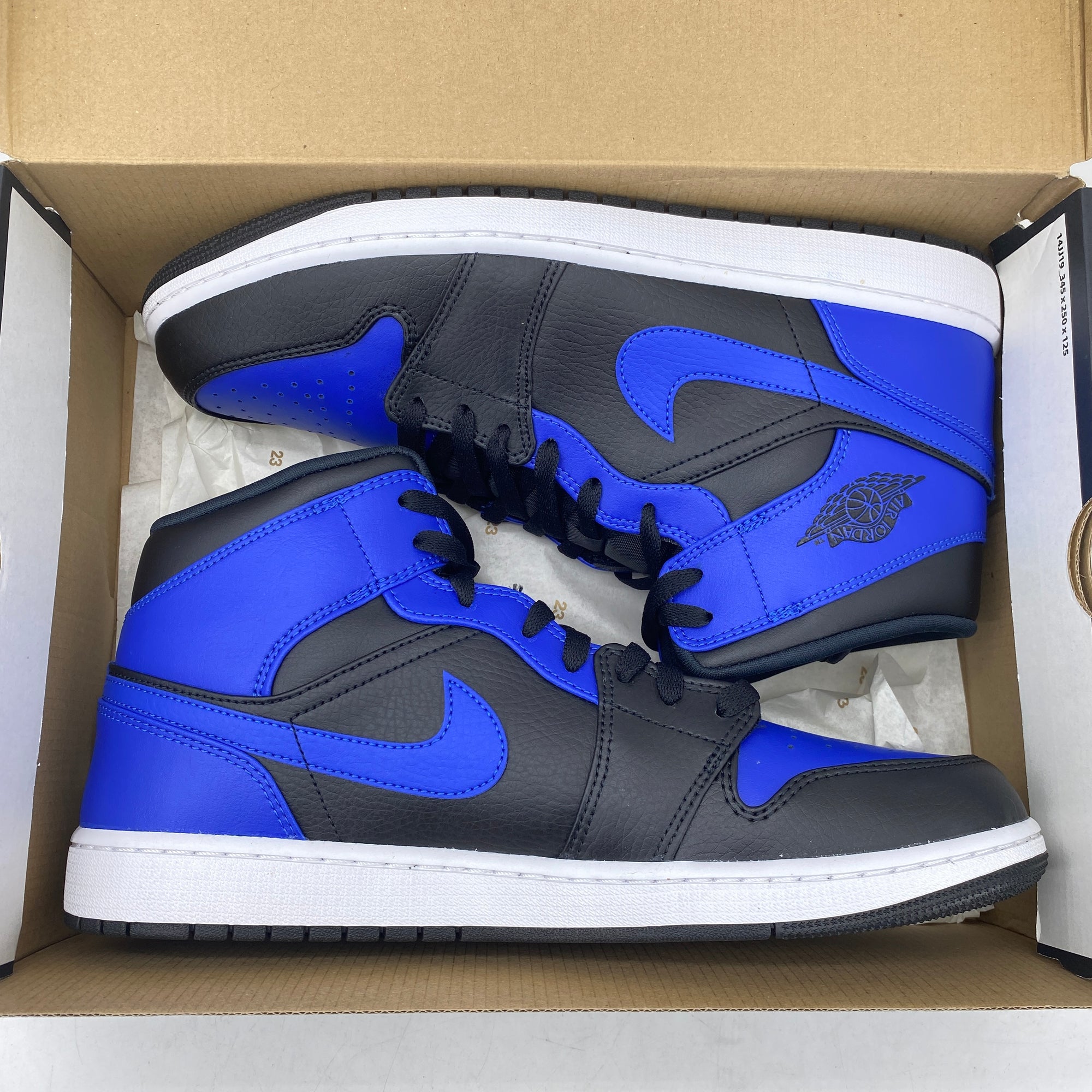 Air Jordan 1 Mid &quot;Hyper Royal&quot; 2020 New Size 13