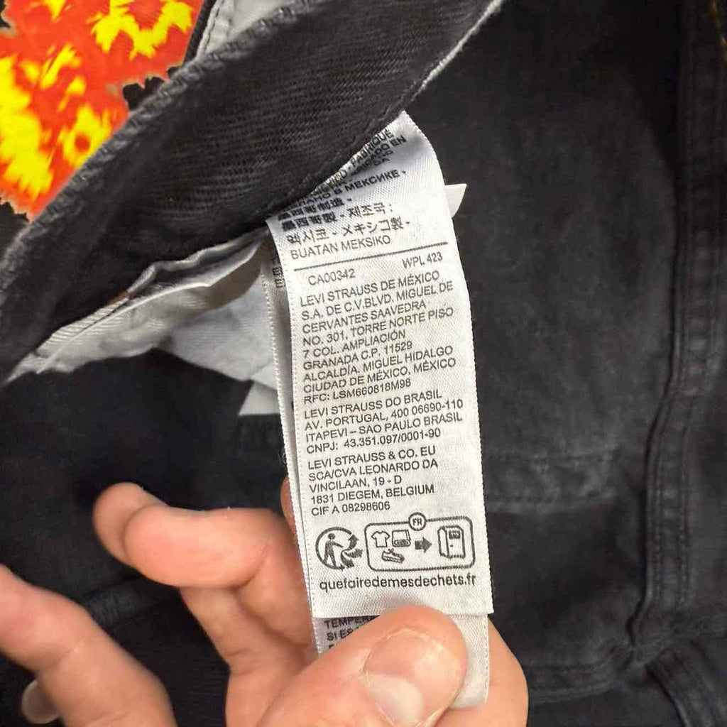 Denim Tears Jeans "OFFSET" Black Used Size 38