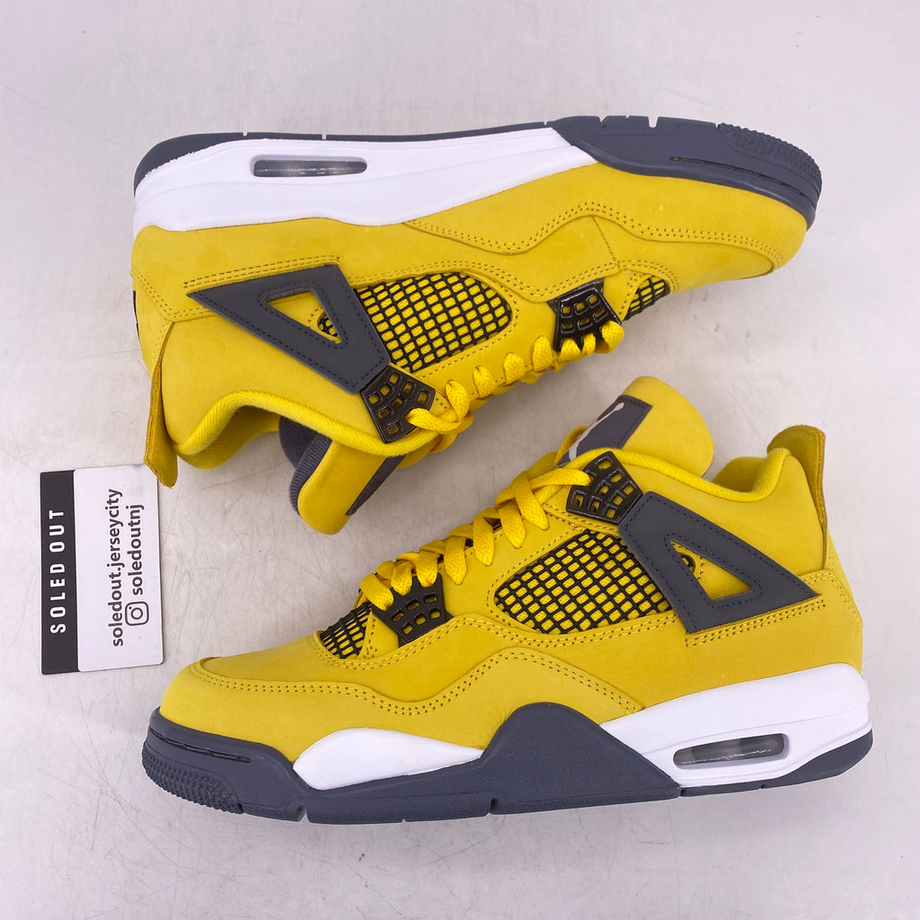 Air Jordan 4 Retro "Lightning" 2021 New Size 8.5