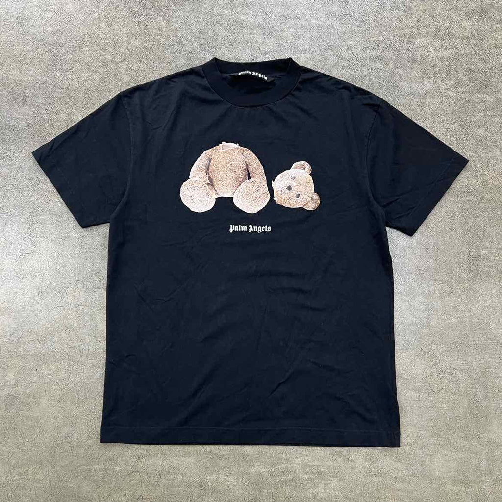 Palm Angels T-Shirt "TEDDY BEAR" Black Used Size XL
