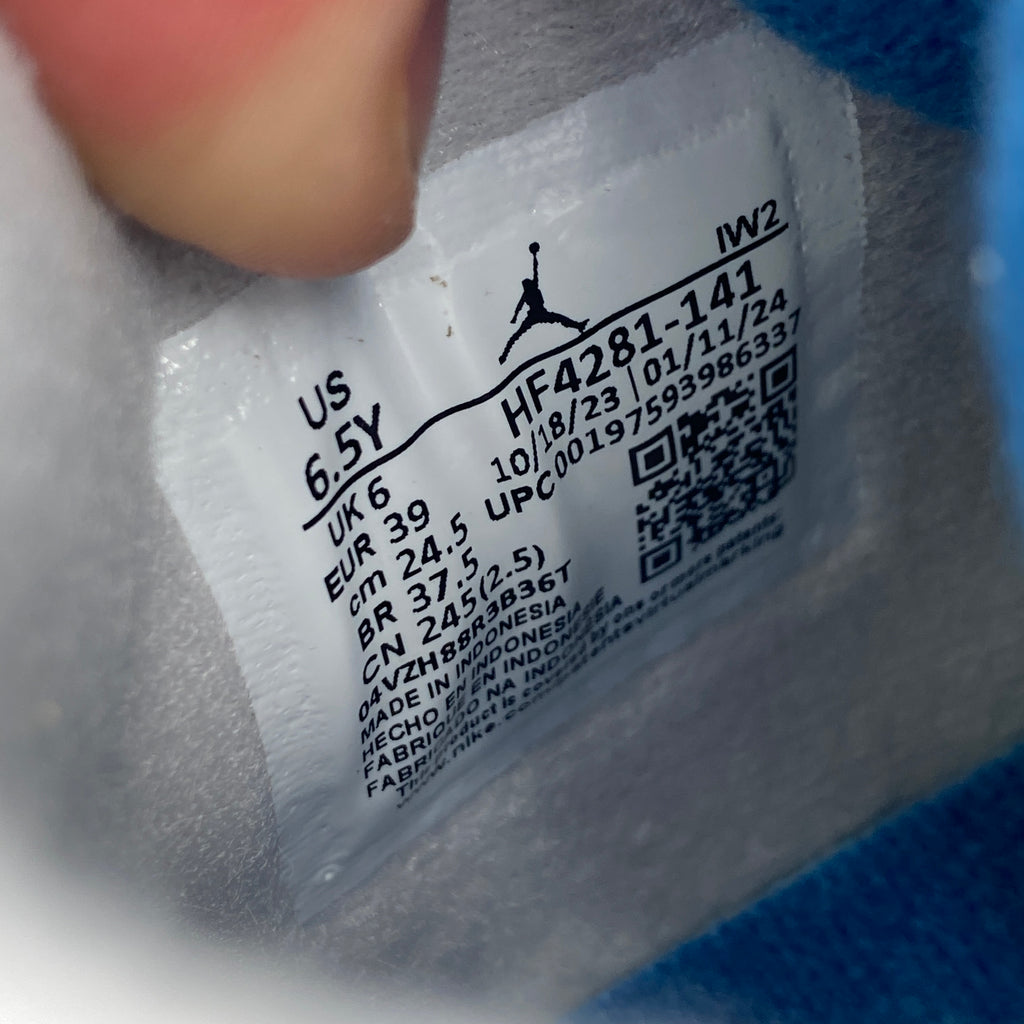 Air Jordan (GS) 4 Retro "Military Blue" 2024 New Size 6.5Y