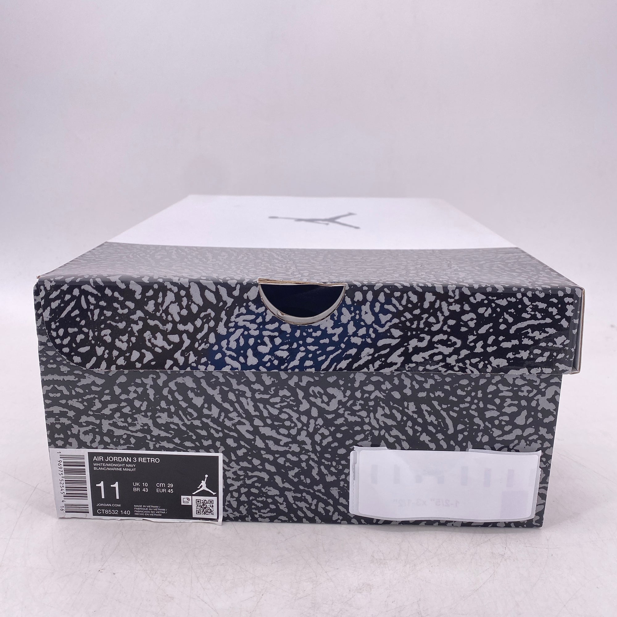 Air Jordan 3 Retro &quot;Midnight Navy&quot; 2023 New Size 11