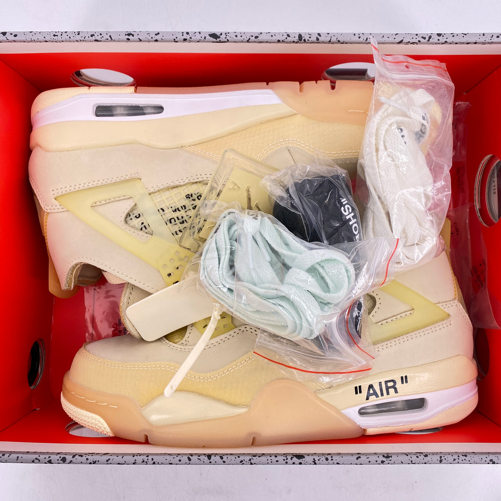 Air Jordan (W) 4 Retro "Ow Sail" 2020 New Size 7.5W
