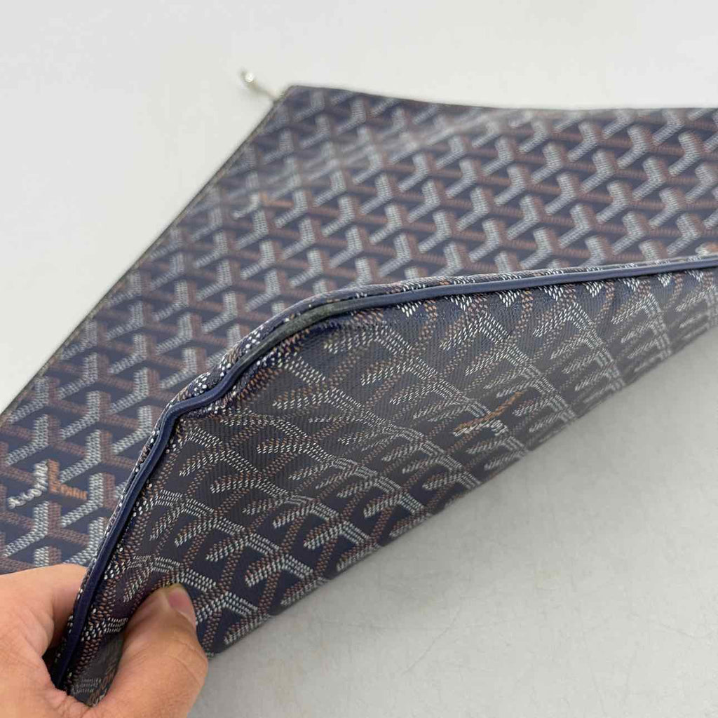 Goyard Pouch "SENAT" Navy Size GM Used