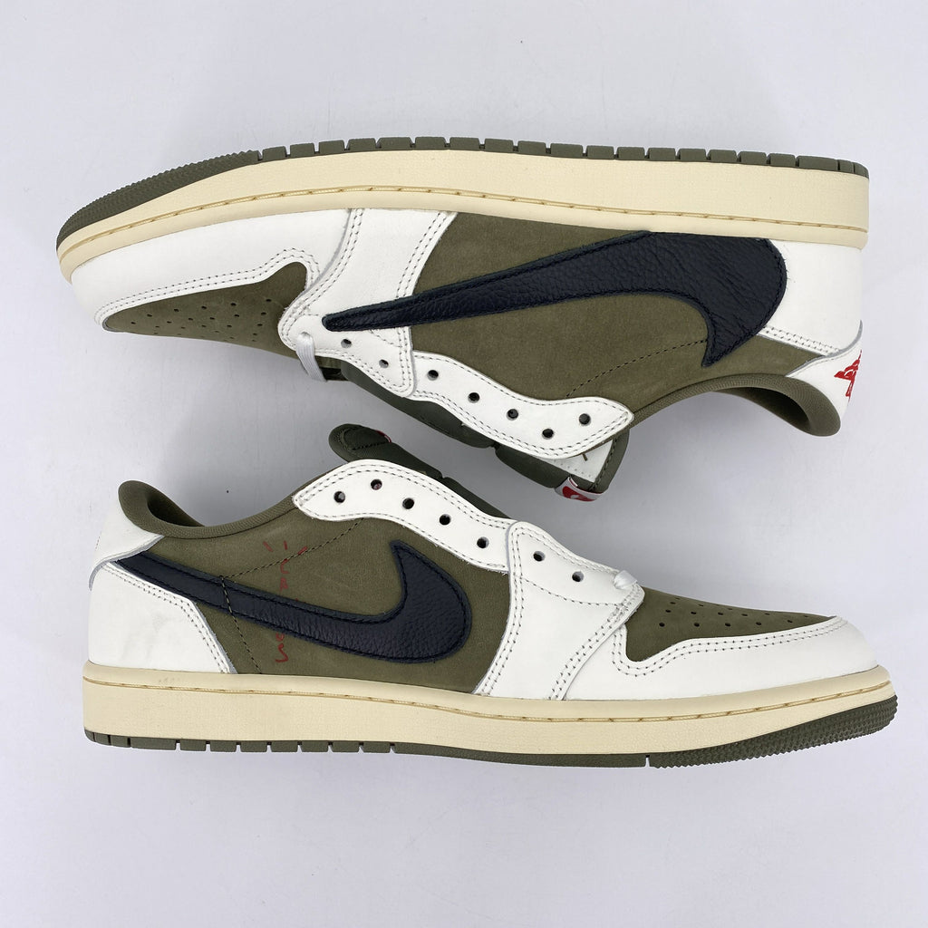 Air Jordan 1 Low OG SP "Travis Scott Medium Olive" 2024 New Size 8.5