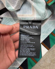 Prada Button Up "SPLIT" Green Used Size XL