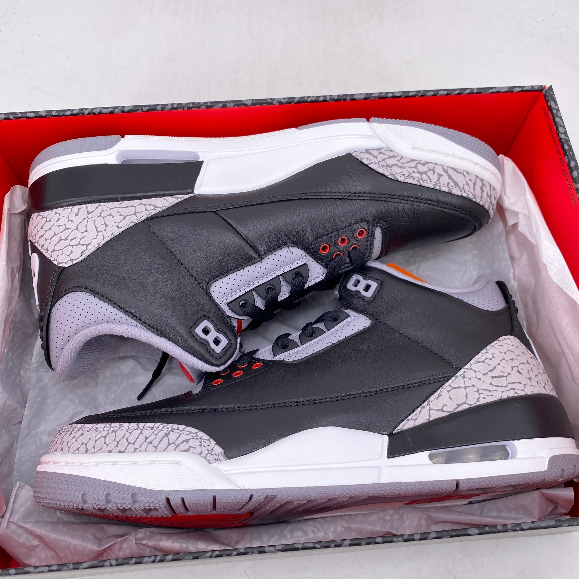 Air Jordan 3 Retro &quot;Black Cement&quot; 2024 New Size 9