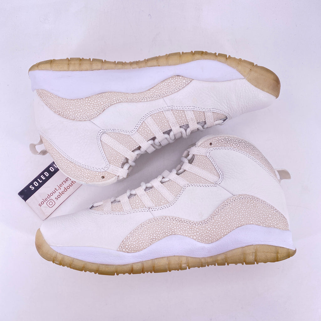 Air Jordan 10 Retro "Ovo White" 2015 Used Size 10.5