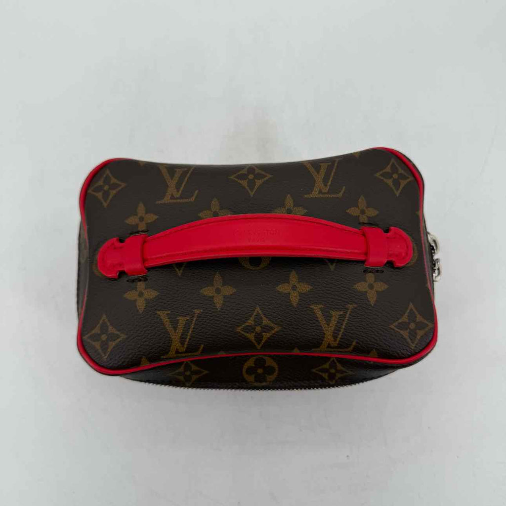 Louis Vuitton Toiletry Bag "NICE MINI" Used Brown