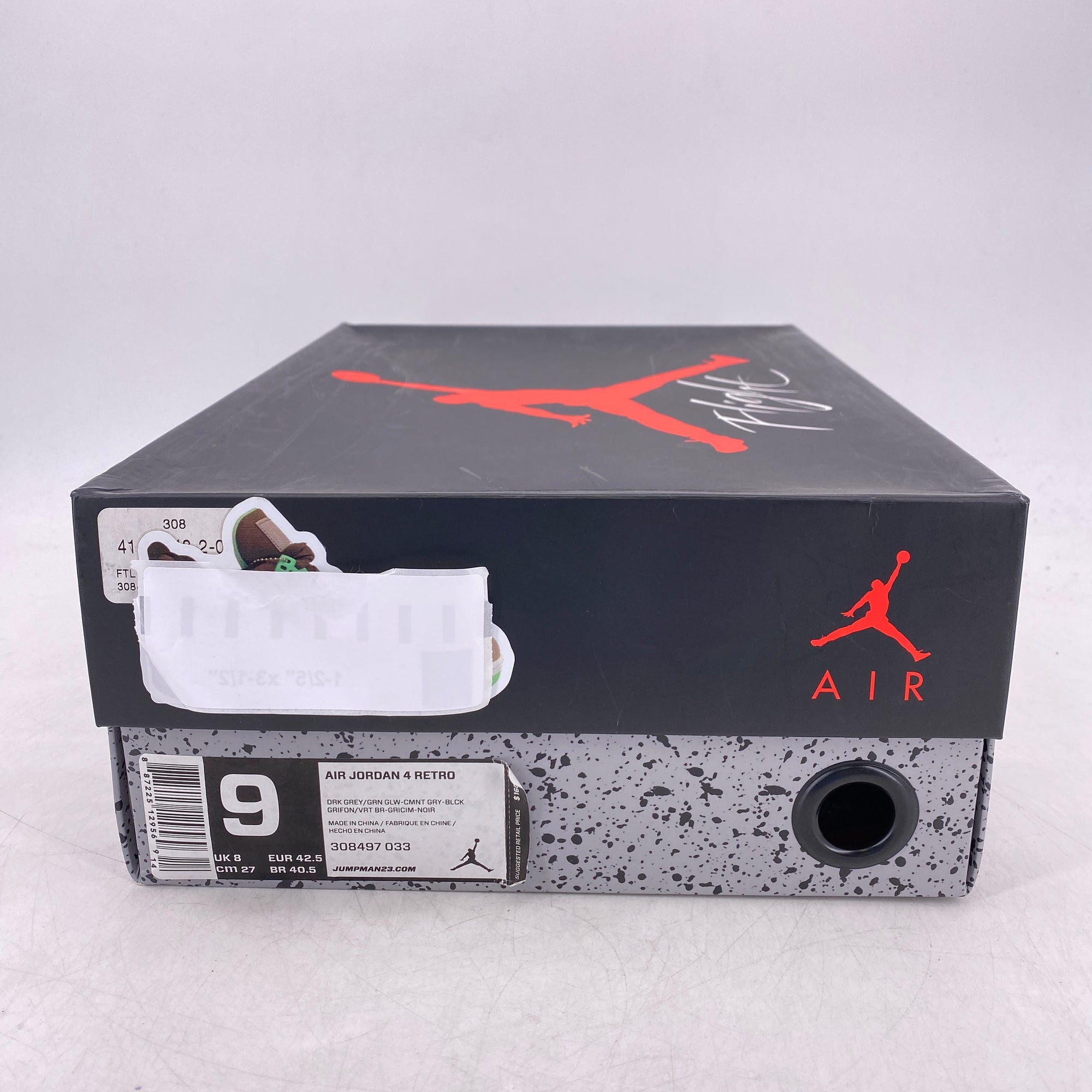 Air Jordan 4 Retro &quot;Green Glow&quot; 2013 Used Size 9