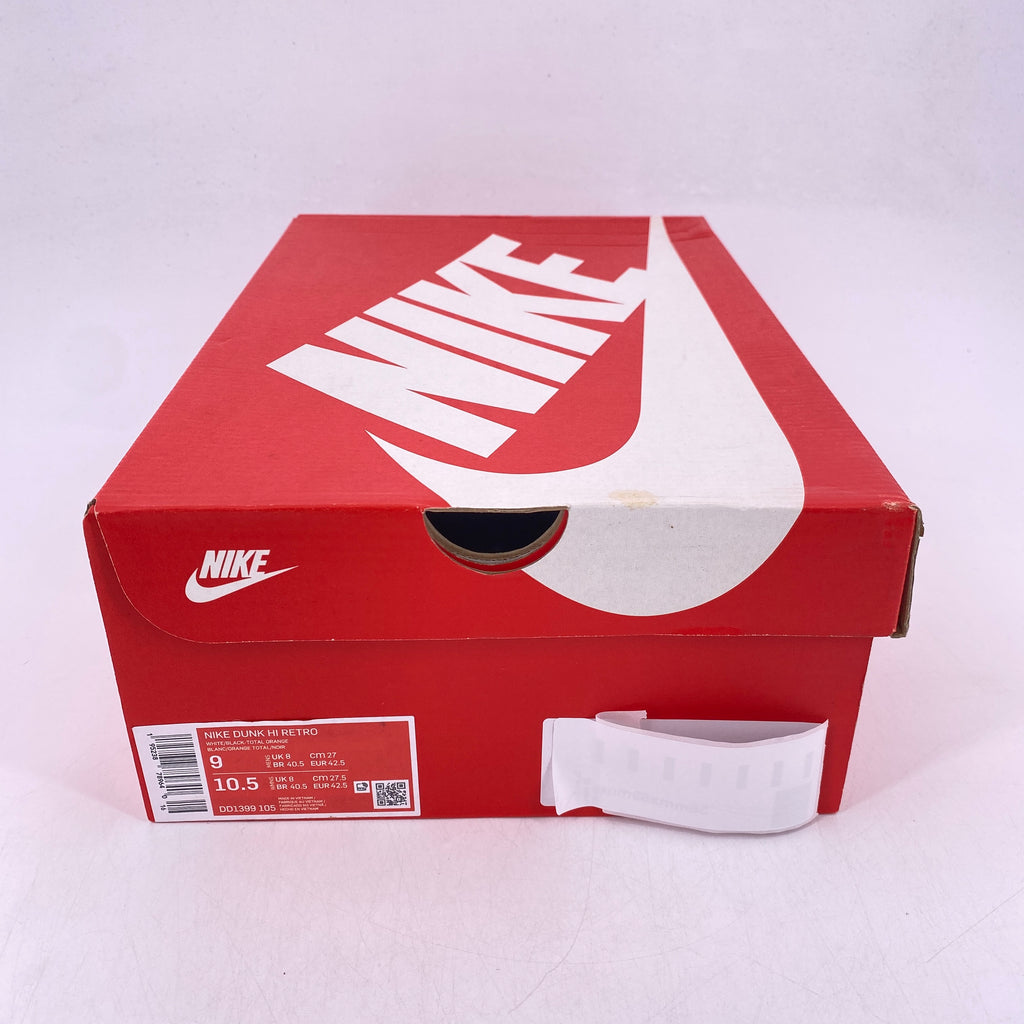 Nike Dunk High "Black White" 2021 Used Size 9