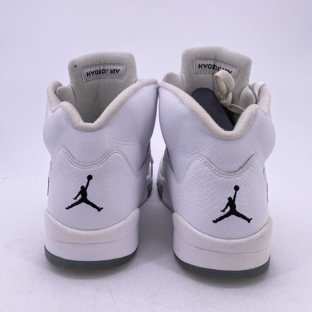 Air Jordan 5 Retro "Metallic White" 2015 Used Size 12.5