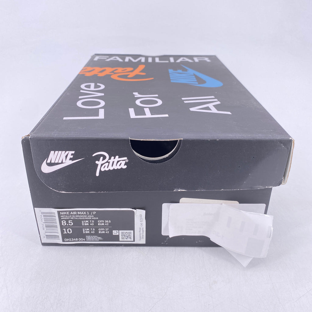 Nike Air Max 1 / Patta "Waves Aqua" 2021 Used Size 8.5