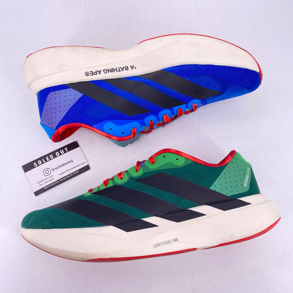 Adidas Adizero EVO SL "Bape Green Multi" 2026 Used Size 13