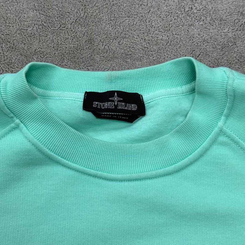 Stone Island Crewneck Sweater "SHADOW PROJECT" Aqua Used Size XL